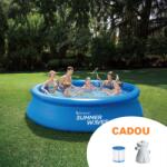 Polygroup Piscina cu inel gonflabil Family Summer Waves Quick Set, 366 x 76 cm (8002192) Piscina