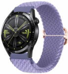  BStrap Elastic Nylon szíj Huawei Watch GT/GT2 46mm, lavender