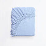 Ourbaby® Cearceaf de bumbac 140x70 cm - albastru deschis