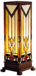 Clayre & Eef Veioza Tiffany polirasina sticla 12x12x35 cm (5LL-9331)