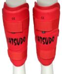 Katsudo Протектори за подбедрици LIGHT, червени (2076.KAT.LIGHT.RED)