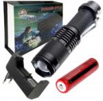  Túra zseblámpa T6 CREE ZOOM LED AKU