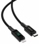 ACEFAST C6-01 USB-C - Lightning kábel 30W 1.2m fekete