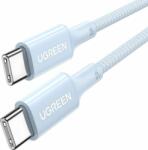 UGREEN US557 USB-C apa - USB-C apa Adat és töltő kábel - Kék (1.5m) (15272)