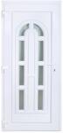 Delta Boszporusz balos műanyag bejárati ajtó 100x210 cm, fehér, 8 üveges (744724)