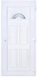 Delta Temze jobbos műanyag bejárati ajtó 100x210 cm, fehér, 1 üveges
