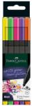 Faber-Castell Set 5 linere 0, 4mm Faber-Castell Grip Neon (FC151603)