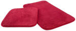 Hilal Royal 252-2 Red, Piros 2 Részes Fürdőszoba Szőnyeg 50x80 + 50x45cm