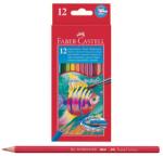 Faber-Castell Aquarel színes ceruza 12 db + ecset (114413)