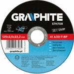 GRAPHITE 125 mm 57H708 Disc de taiere