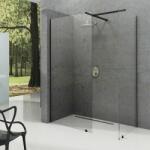 RAVAK Walk-in, Ravak Walk In Double 1xWall-70 v. 200 black+Transparent, 1xWall-100 v. 200 black+Transpare