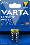 VARTA Longlife Power mikro/ AAA/ LR03 alkáli elem, 2 db (4903121412) (4903121412)