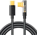 JOYROOM Cablu de Date Joyroom to USB-C Angle 100W 1.2m S-CC100A6 (czarny) (29535)