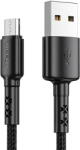 Vipfan Cablu de Date Vipfan USB to Micro USB X02, 3A, 1.2m Negru (25501)