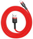 Baseus Cablu de Date Baseus Cafule USB Lightning 2, 4A 0, 5m - Rosu (15312)