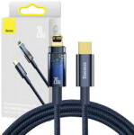 Baseus Cablu de Date Baseus Explorer, USB-C to Lightning , 20W, 1m Albastru (24182)