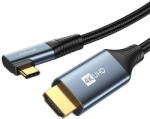 JOYROOM Cablu de Date Joyroom USB Type-C / HDMI / 4K / 2m SY-20C1 (Gri) (29691)