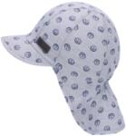 Sterntaler Детска лятна шапка с платка с UV 50+ защита Sterntaler - С котвички, 49 cm, 12-18 месеца, сива (1612344-518) - ozone