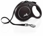 flexi Lesă Flexi NEW CLASSIC lesă L pentru până la 50kg, bandă de 8m- negru