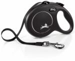 flexi Lesă Flexi NEW CLASSIC lesă L pentru câini de până la 50kg, bandă de 5m- negru
