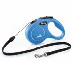flexi Lesă Flexi New Classic S, pentru câini de până la 12kg, lungime coardă 5m - culoare albastră