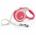 flexi Flexi NEW COMFORT lesă XS până la 12kg, 3m bandă - roșu