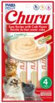 Inaba Foods Inaba Churu Piure de ton cu aromă de crab pentru pisici 4 x 14 g