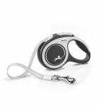 flexi Flexi NEW COMFORT lesă XS până la 12kg, 3m bandă - negru