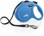 flexi Lesă Flexi NEW CLASSIC lesă L pentru câini de până la 50kg, bandă de 5m- albastru