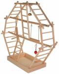TRIXIE Jucărie pentru papagali- cadru din lemn pentru căţărat, 44x44x16cm