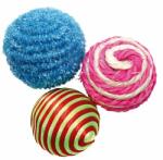 PET NOVA Seturi de mingi colorate pentru pisici, 3 x 4 cm