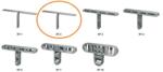 Bau Dekor Baudekor "T" fugakereszt 2 mm 250 db / csomag, RT2