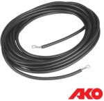 AKO 44636/011 földkábel csatlakozó saruval, 8 m (villanypásztor) (44636/011)