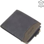 Giultieri COM-26 kék-szürke bőr férfi pénztárca