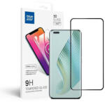 Honor Magic5 Pro 5G üvegfólia, tempered glass, előlapi, 5D, edzett, hajlított, fekete kerettel, BlueStar