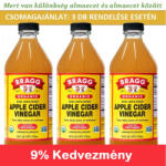 BRAGG Live Food Products Bragg BIO szűretlen almaecet Csomagajánlat 3x473ml