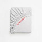 Ourbaby® Cearceaf de bumbac 160x70 cm - alb