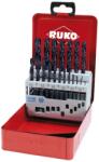 RUKO Set 19 burghie spiralate DIN 338 TIP VA HSSE-CO 8 TiAlN 1.0 - 10.0 mm (RK.281214EF) Burghiu