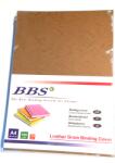 BBS Barna bőrmintás hátlapkarton A4 méretben 100db/cs