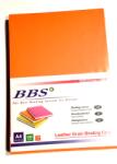 BBS Narancs színű bőrmintás hátlapkarton A4 méretben 100db/cs