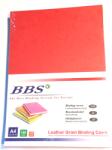 BBS Piros bőrmintás hátlapkarton A4 méretben 100db/cs (BSHMP)