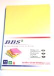 BBS Citromsárga bőrmintás hátlapkarton A4 méretben 100db/cs
