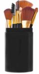 Beauty Design Set pensule de machiaj în tub, 12 buc. negru - Beauty Design 12 buc
