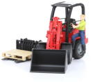 BRUDER Masinuta BRUDER Schaffer compact loader with figure (02191)