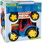 Wader Masinuta cu Telecomanda Wader Gigant Tractor and trailer set 120 cm in box (66100)