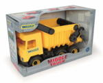 Wader Masinuta Wader Middle Truck Tip- lorry yellow 38 cm in box (32121)