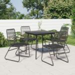 vidaXL 4 db PVC rattan kerti szék 58x59x85.5 cm (312174)