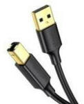 UGREEN USB Type B printer cable (male) - USB 2.0 (male) 480 Mbps 1.5 m black (US135 10350)