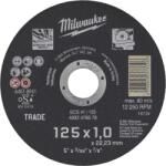 Milwaukee Disc abraziv taiere metal 125mm Milwaukee 10 buc (MLW4932479578)