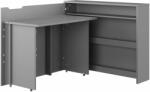 Lenart WORK CONCEPT íróasztal - szürke Oldal: Balos (LR84265/LAV)
